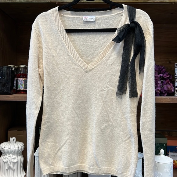 Red Valentino cream sweater - Picture 1 of 5